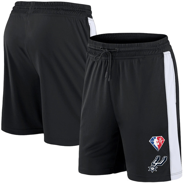 Men's San Antonio Spurs Black Shorts